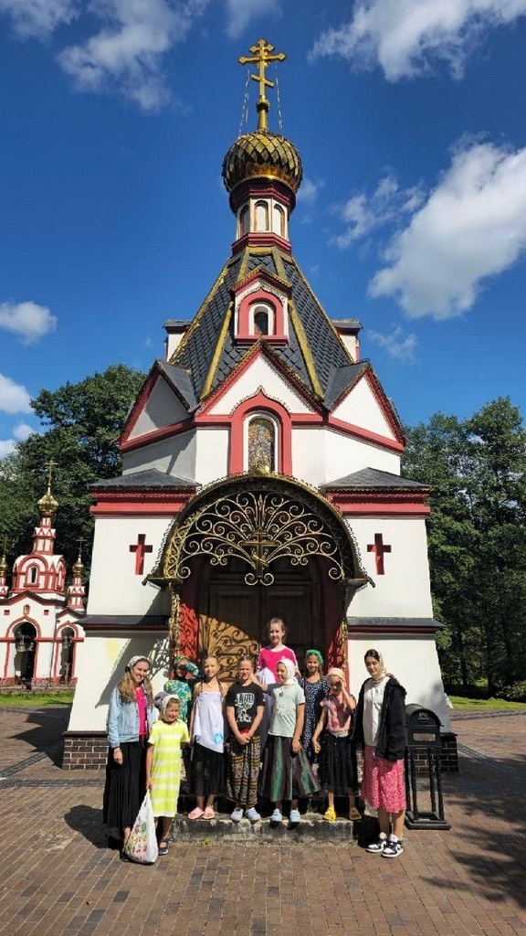 Православный слёт для учащихся воскресной школы при обители