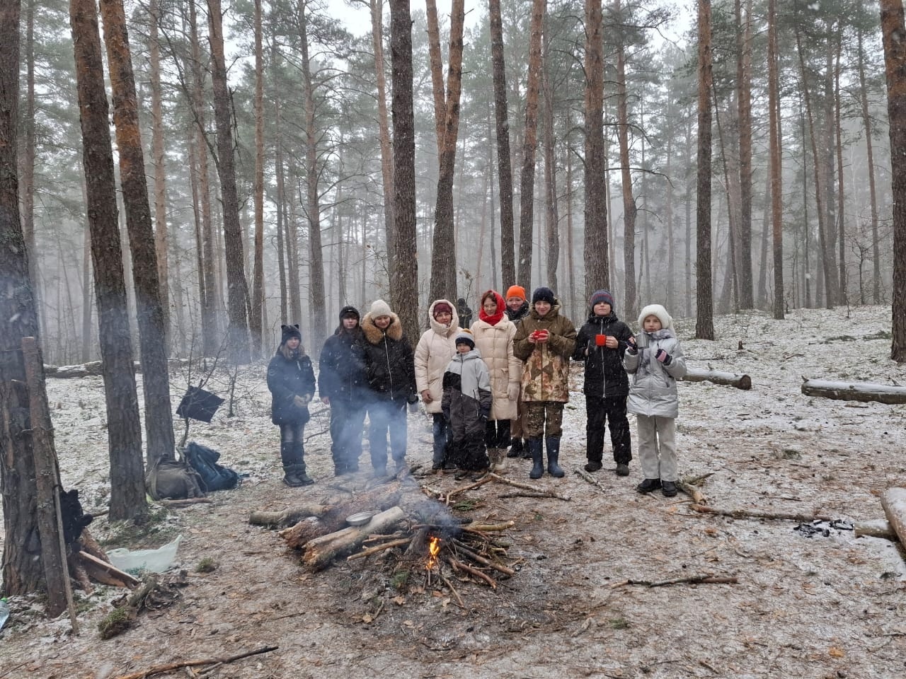 Поход для воспитанников воскресной школы храма Живоначальной Троицы в рамках Дня православной молодёжи